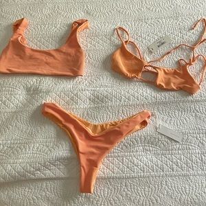 Frankie’s Bikinis Orange Bikini Bundle